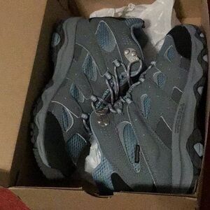 Merrell Kids hiking Boots - Gray and Blue waterproof